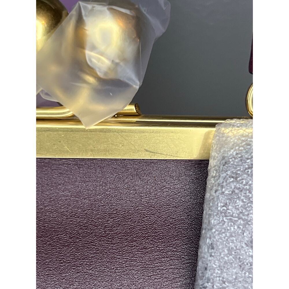 Coach Kisslock Frame Bag 16 - Black Currant - Picture 3 of 9